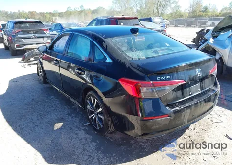 2023 Honda Civic из США, поврежденный, VIN 2HGFE1F77PH303371